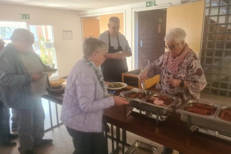 Essensausgabe Grünkohl