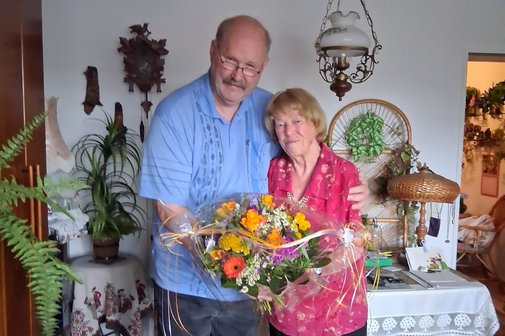 Vize-Vorsitzender Hans Diekmann und Mitglied Anneliese Fischer