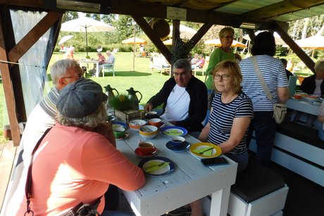 Besuch im Fietzengarten