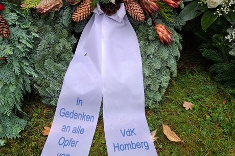 Kranz des VdK zum Volkstrauertag 2025 Kranz des VdK zum Volkstrauertag 2025