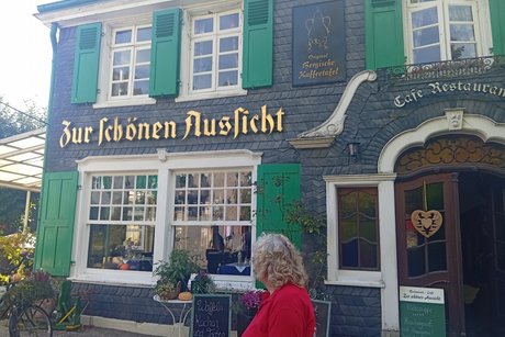 Hier gab es die Berg. Kaffeetafel