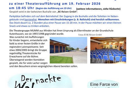 Einladung Seite 1 Vorderseite