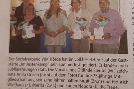 Zeitungsausschnitt