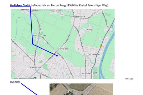 Einladung Rückseite