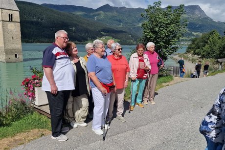 Pause am Reschensee Meran