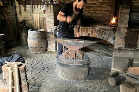 Einblick in die Schmiedekunst