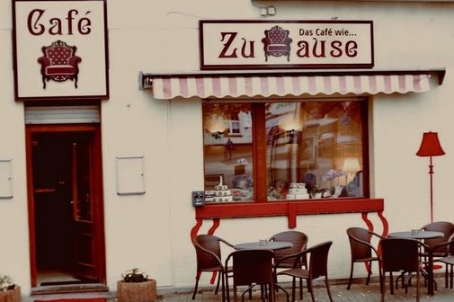 Außenansicht des Cafe's