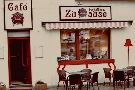 Außenansicht des Cafe's