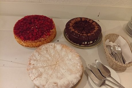 Drei leckere Torten