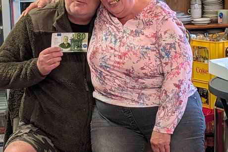 Hier wurden die " 80 Euro Scheine" verteilt Waldis Eifel Antik