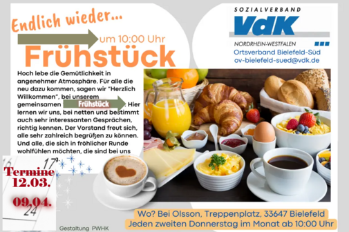 F&uuml;hst&uuml;ck im Caf&eacute; Olsson