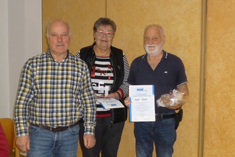 Ehrung f&uuml;r 30 j&auml;hrige Mitgliedschaft durch den stellvertretenden Vorsitzenden