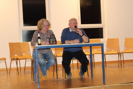 Manfred und Michaela Klein auf der Bühne