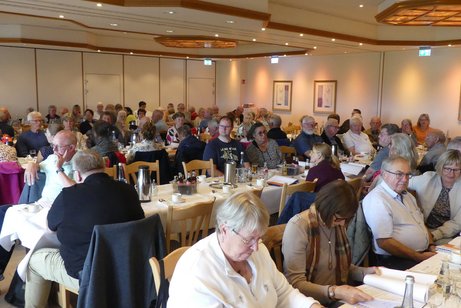 Zum Kreis-Verbandstag trafen sich die Delegierten aus den Kreisen Coesfeld und Borken im Landhotel Hermannsh&ouml;he