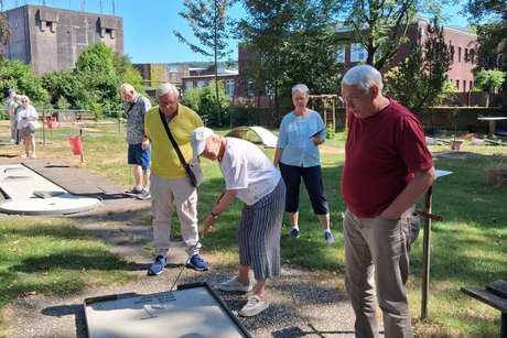 Impressionen vom Grillen und Minigolf