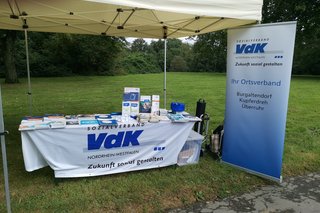 VdK-Infostand bei Kinder- und Familienfest.