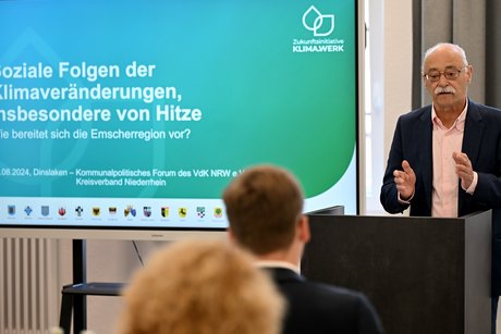 Horst Vöge am Rednerpult