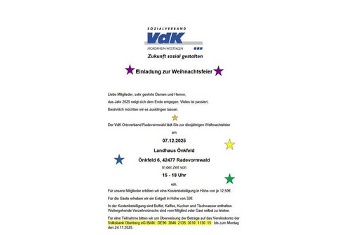 Einladung Weihnachtsfeier 2025 Einladung Weihnachtsfeier 2025