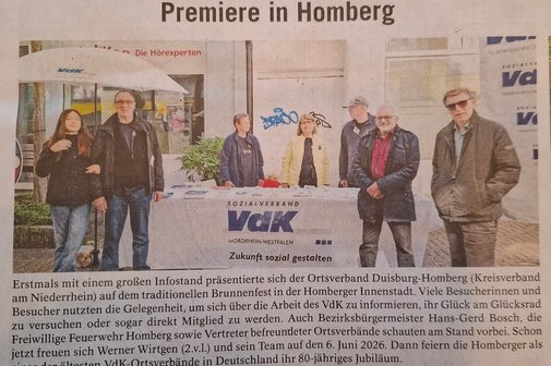 👉 Die Fotos vom Infostand und den vielen Begegnungen auf dem Brunnenfest zeigen die lebendige Atmosphäre und das große Interesse an der Arbeit des Ortsverbandes.