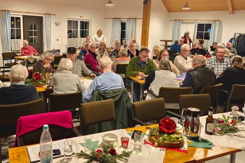 VdK-Jahresabschlussfeier 2025 Über 60 Personen hatten sich für die Jahresabschlussfeier angemeldet