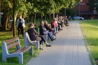 Menschen im Park