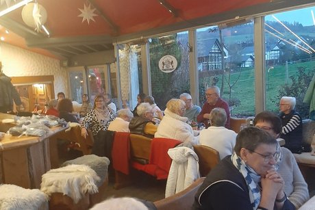 Kaffee trinken im Advent