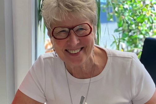 Sie sehen die Sozialberaterin Frau Bianka Schweser