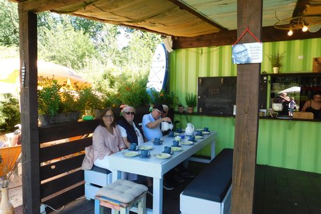 Besuch im Fietzengarten