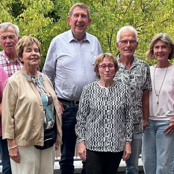 Der Vorstand des Ortsverbandes Bocholt das Bild zeigt die Mitglieder des Ortsverbandes Bocholt