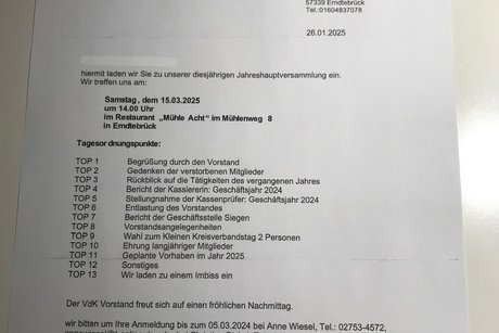 Einladung