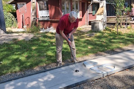 Impressionen vom Grillen und Minigolf