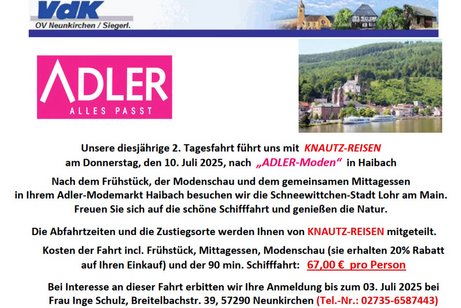 Tagesfahrt