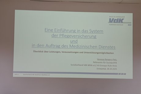 Thema der Schulung