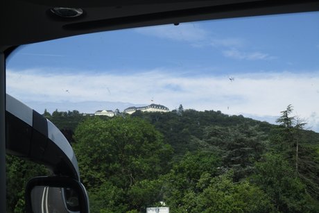 Blick Zurück auf den Petersberg