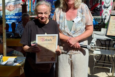 Ehrung f&uuml;r 10 Jahre Mitgliedschaft