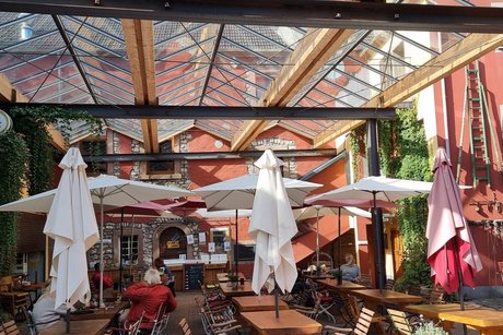 der Biergarten der Biergarten