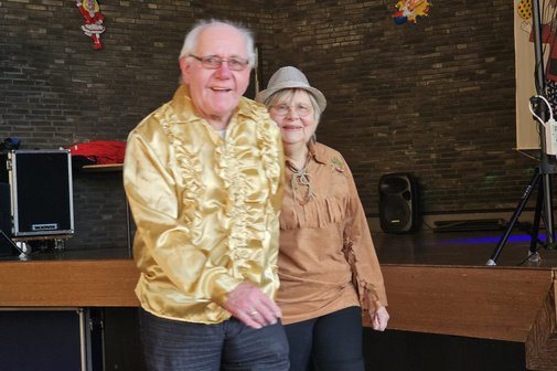 unser Vorsitzender mit Ehefrau und beide haben Spa&szlig;