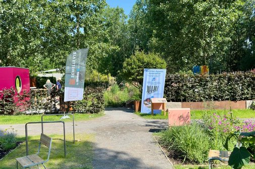 Auf der Landesgartenschau in Neuss