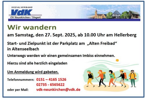 Wir wandern