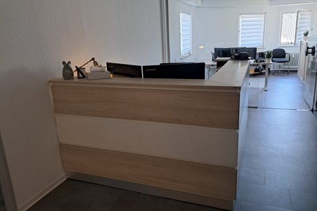 Empfangsbereich Frau Gellert