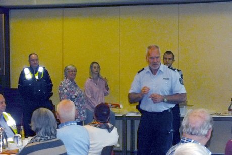 Polizei und Seniorensicherheitsberatung , #NMDO-Präventionakampagne.
