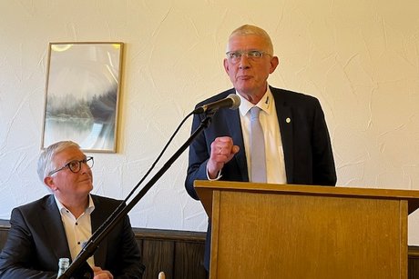 Der stellv. Vorsitzende des Kreisverbandes Eric Schneider