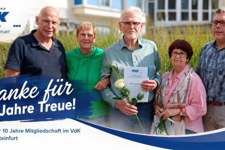 Agnes und Gerhard Roseriy - 10 Jahre VdK &ndash; Treue, Engagement und gelebte Gemeinschaft