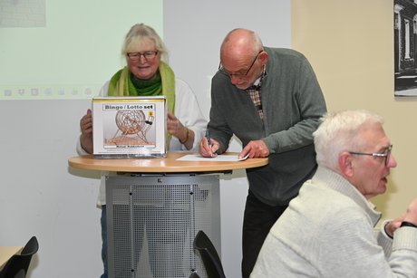 Vorbereitung des Bingo-Spiels