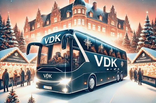 Plakat Tagesausflug Weihnachtsmarkt Schloss