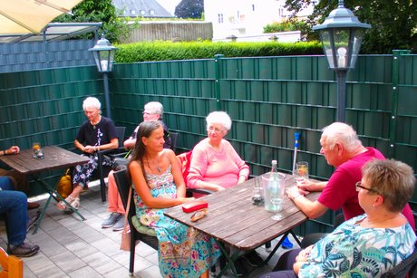 Es war eine schöne gemütliche Runde