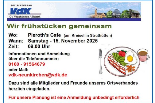Wir frühstücken gemeinsam Wir frühstücken gemeinsam