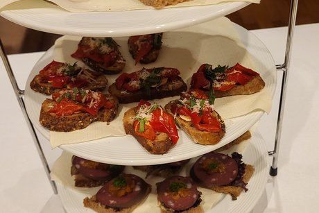 ... ein kleiner Teil des "Finger Food" Buffets ... ein kleiner Teil des "Finger Food" Buffets