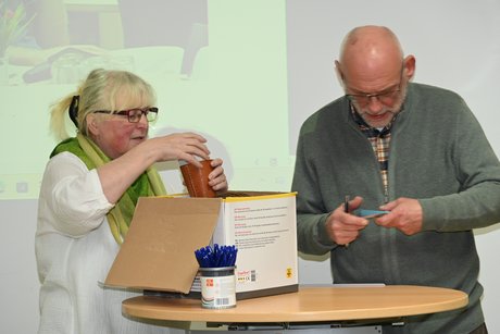 Vorbereitung des Bingo-Spiels