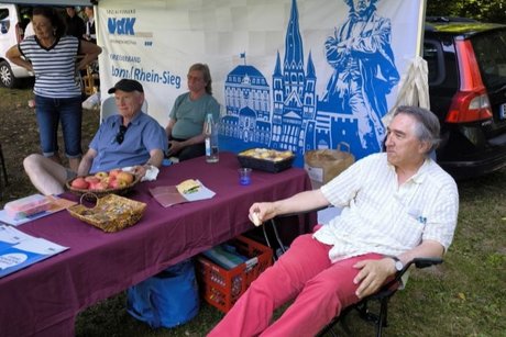 Matthias Keuthen bei Entspannungspause